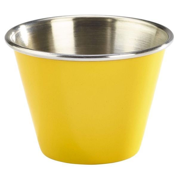 GenWare Stainless Steel Ramekins - 85ml - Yellow