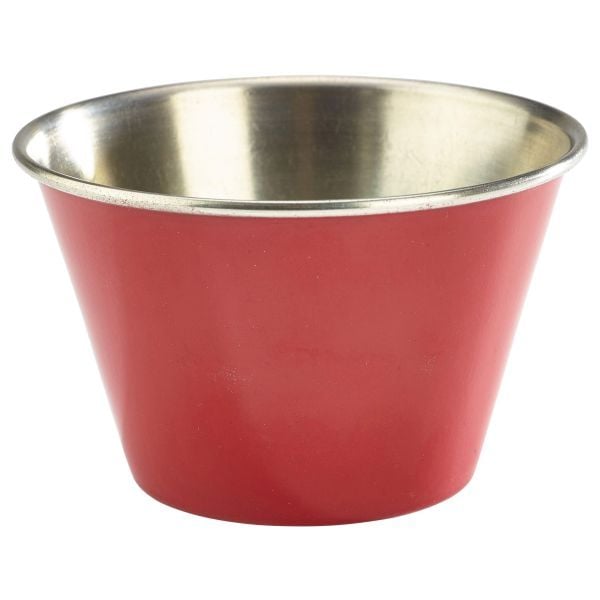 GenWare Stainless Steel Ramekins - 170ml - Red