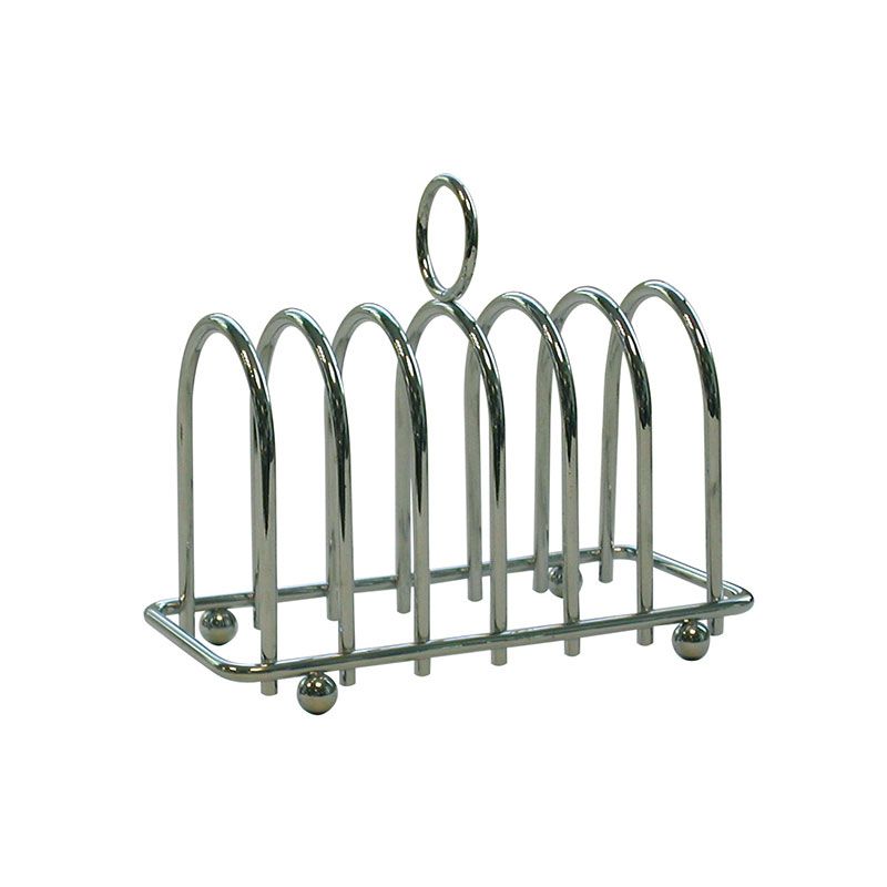 GenWare Chrome Horseshoe Toast Rack - 6 Slice