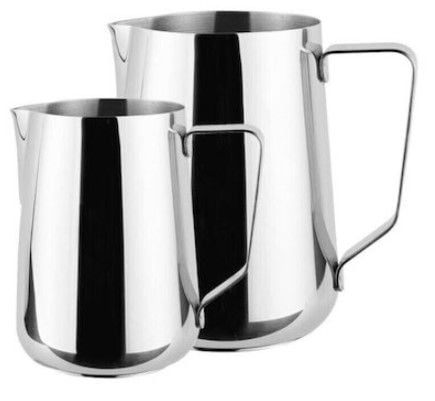 Stainless Steel Latte Milk Jug - 350ml