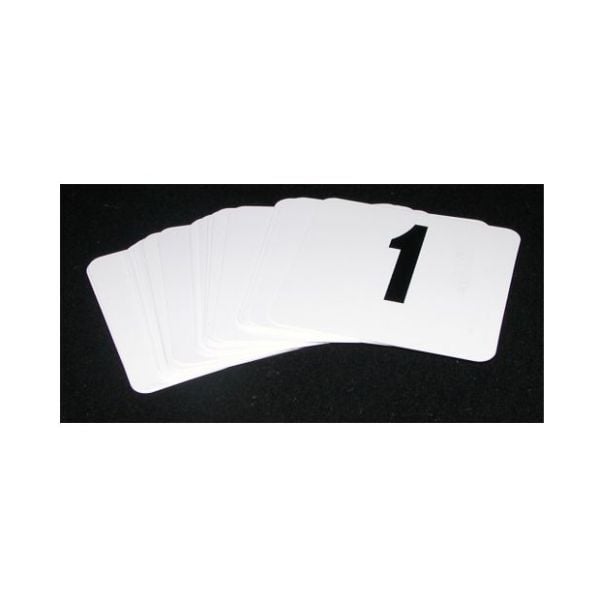 GenWare Double Sided Table Numbers - 1 to 50