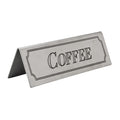 Stainless Steel Coffee Sign