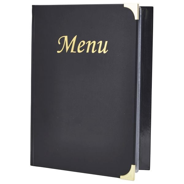 GenWare 8 Page Menu Holder - A4 - Black