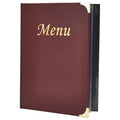 GenWare 8 Page Menu Holder - A4 - Red