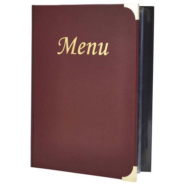 GenWare 8 Page Menu Holder - A4 - Red