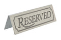Stainless Steel Table Sign