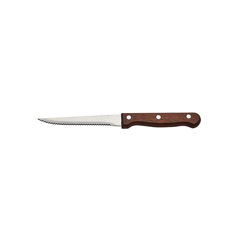 GenWare Dark Wood Steak Knives - Full Tang - Large