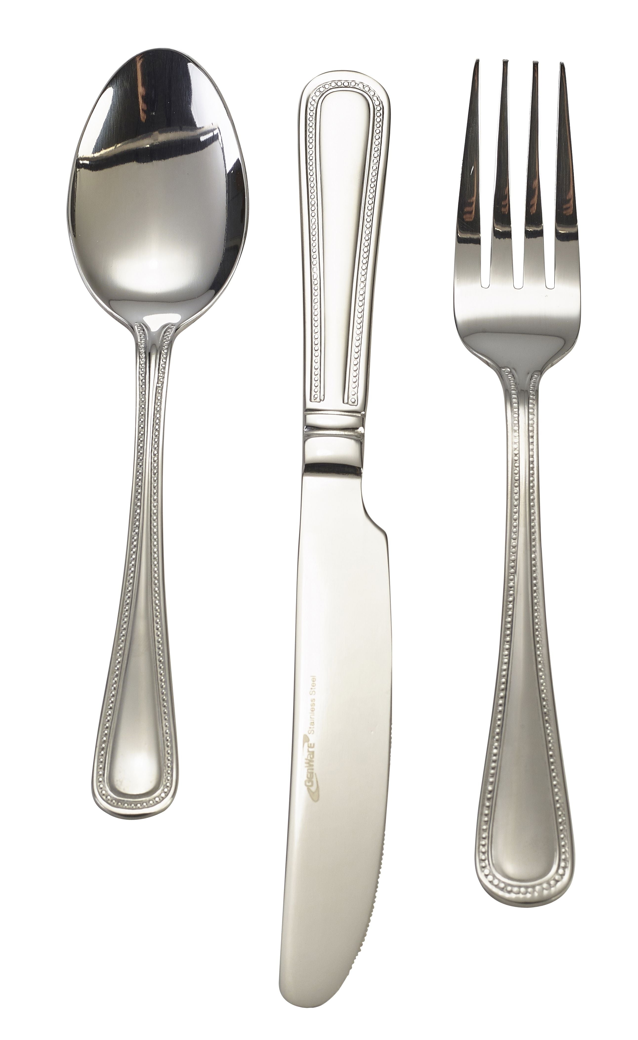 GenWare Bead Pattern Tea Spoons