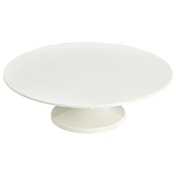 GenWare Melamine Cake Stand - 33cm - White