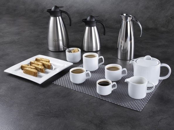 Contemporary Stainless Steel Vacuum Pot - Coffee - 2L