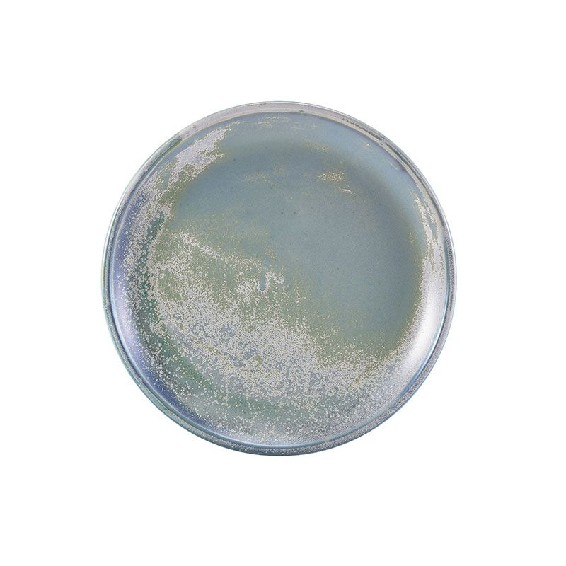 GenWare Terra Porcelain Coupe Plates - 24cm - Seafoam