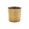 GenWare Vintage Steel Hammered Serving Cups - Gold
