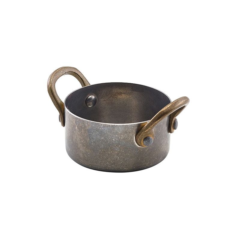 GenWare Vintage Steel Mini Casserole Dishes - 7cm x 3.75cm