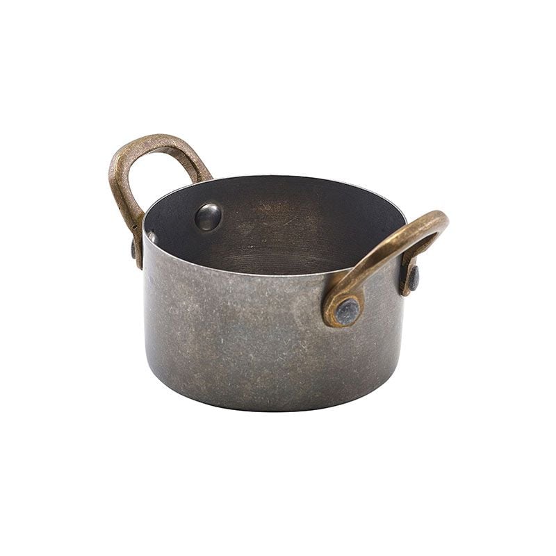 GenWare Vintage Steel Mini Casserole Dishes - 7.8cm x 4.5cm