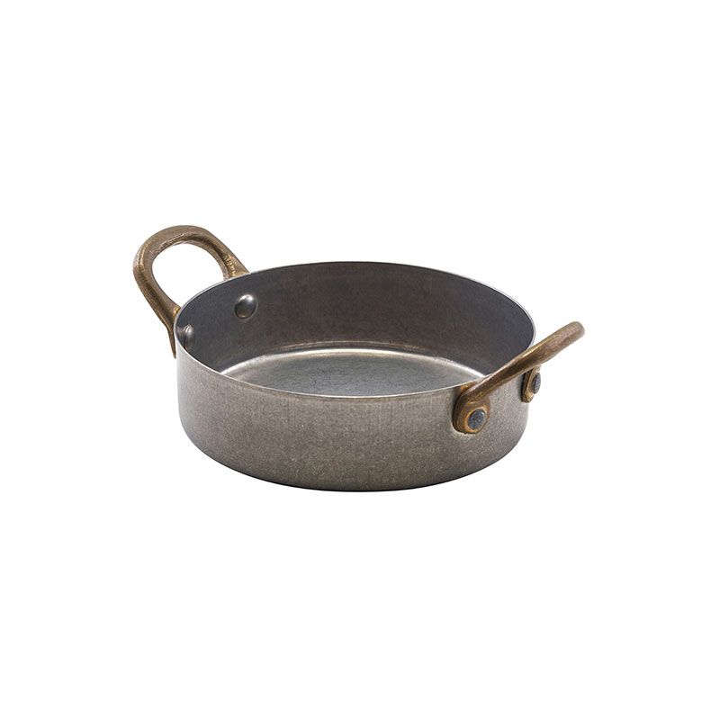 GenWare Vintage Steel Mini Casserole Dishes - 12cm x 3.5cm