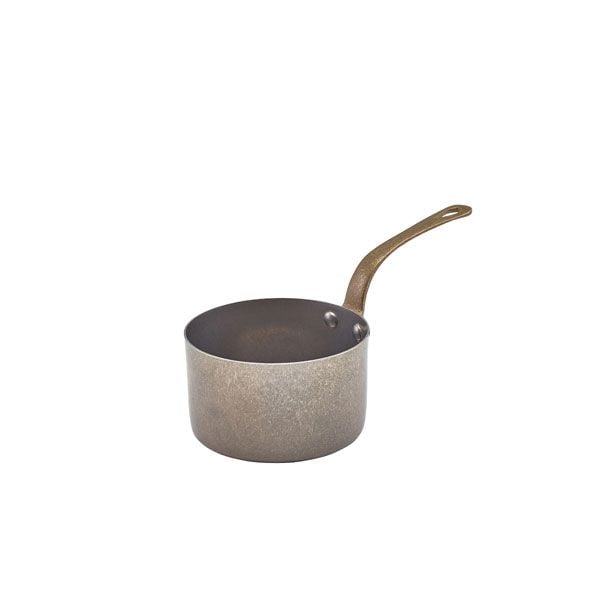 GenWare Vintage Steel Mini Sauce Pans - 9cm x 5.25cm