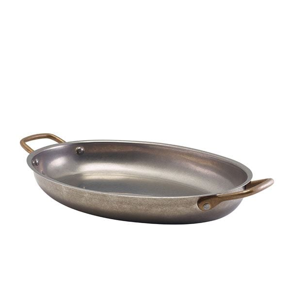 GenWare Vintage Steel Oval Dishes - 30cm x 21cmcm