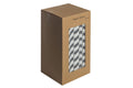 Paper Straws - 20cm - Black / White