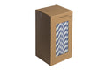 Paper Straws - 20cm - Dark Blue / White