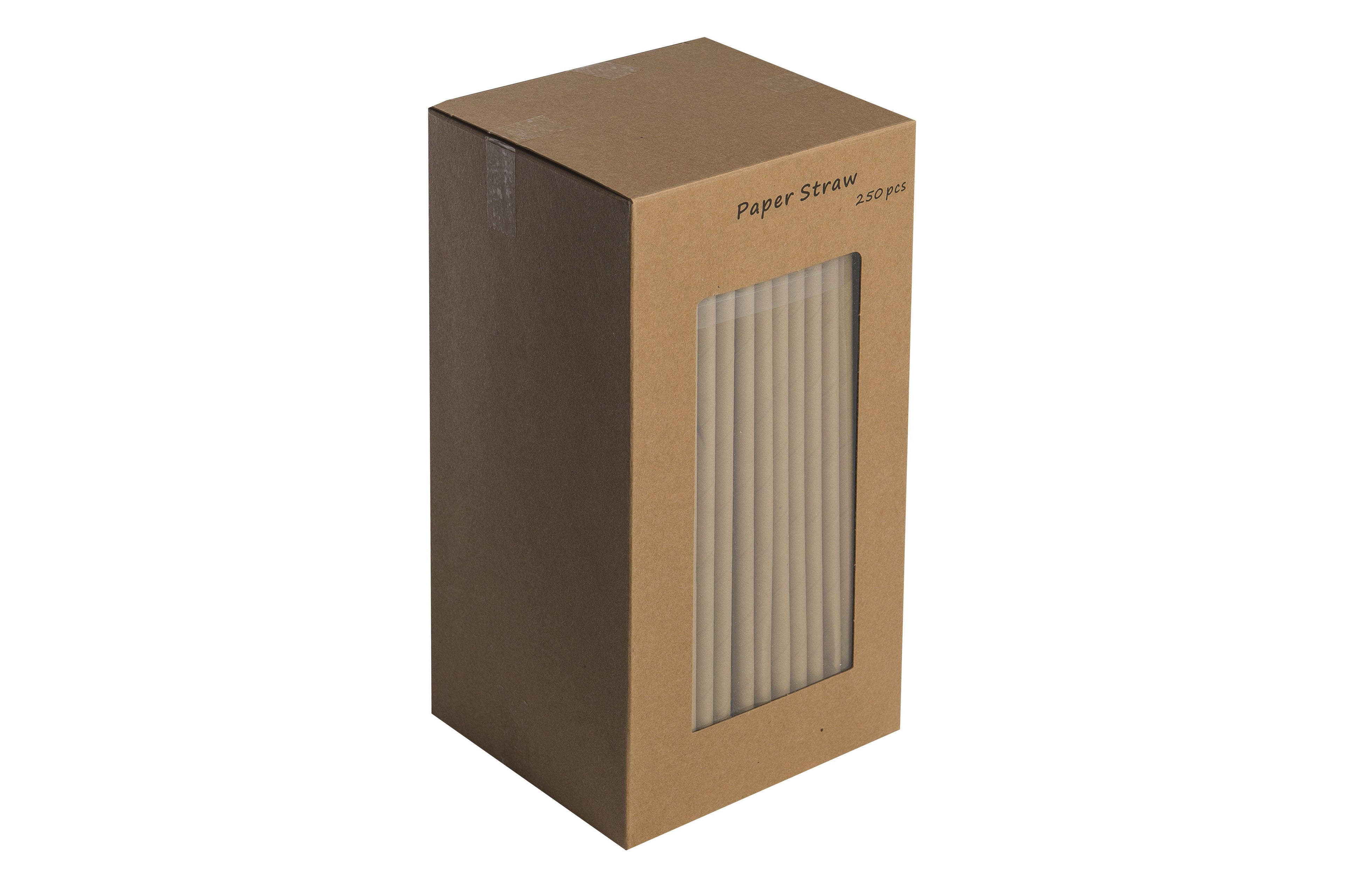 Paper Straws - 20cm - Kraft