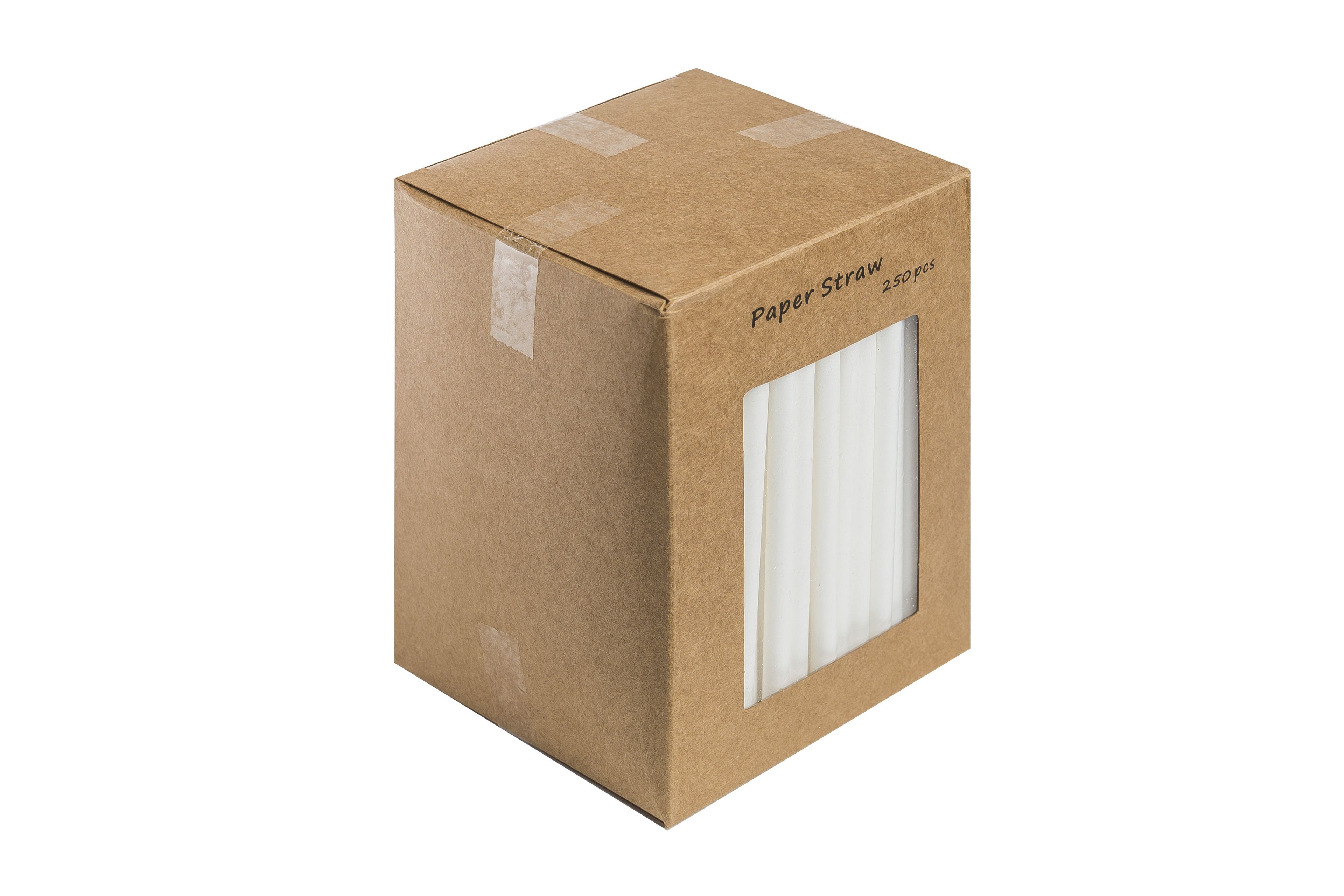 Paper Straws - 14cm - White