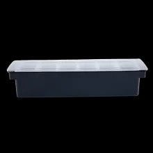 Condiment Holder - 6 Part - Black