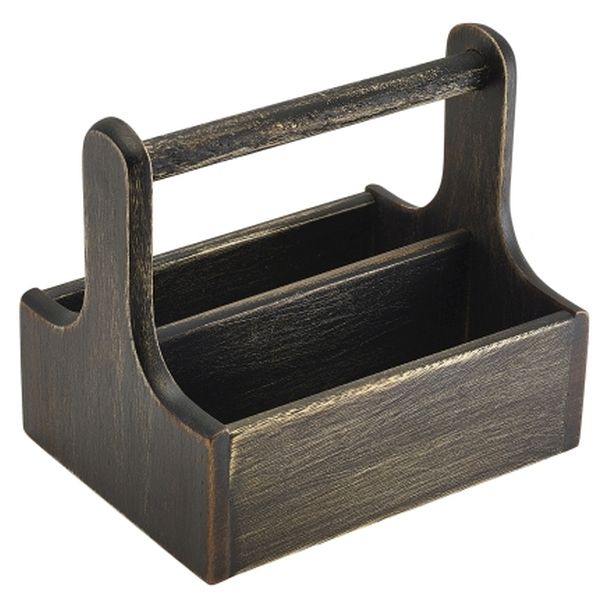 GenWare Wooden Table Caddy - Black