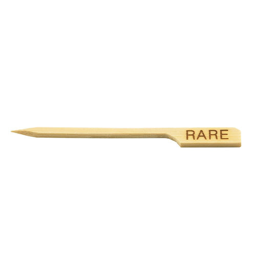 Bamboo Steak Picks - 3.5" - Rare