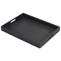 Acacia Wood Butlers Tray - Large - Black