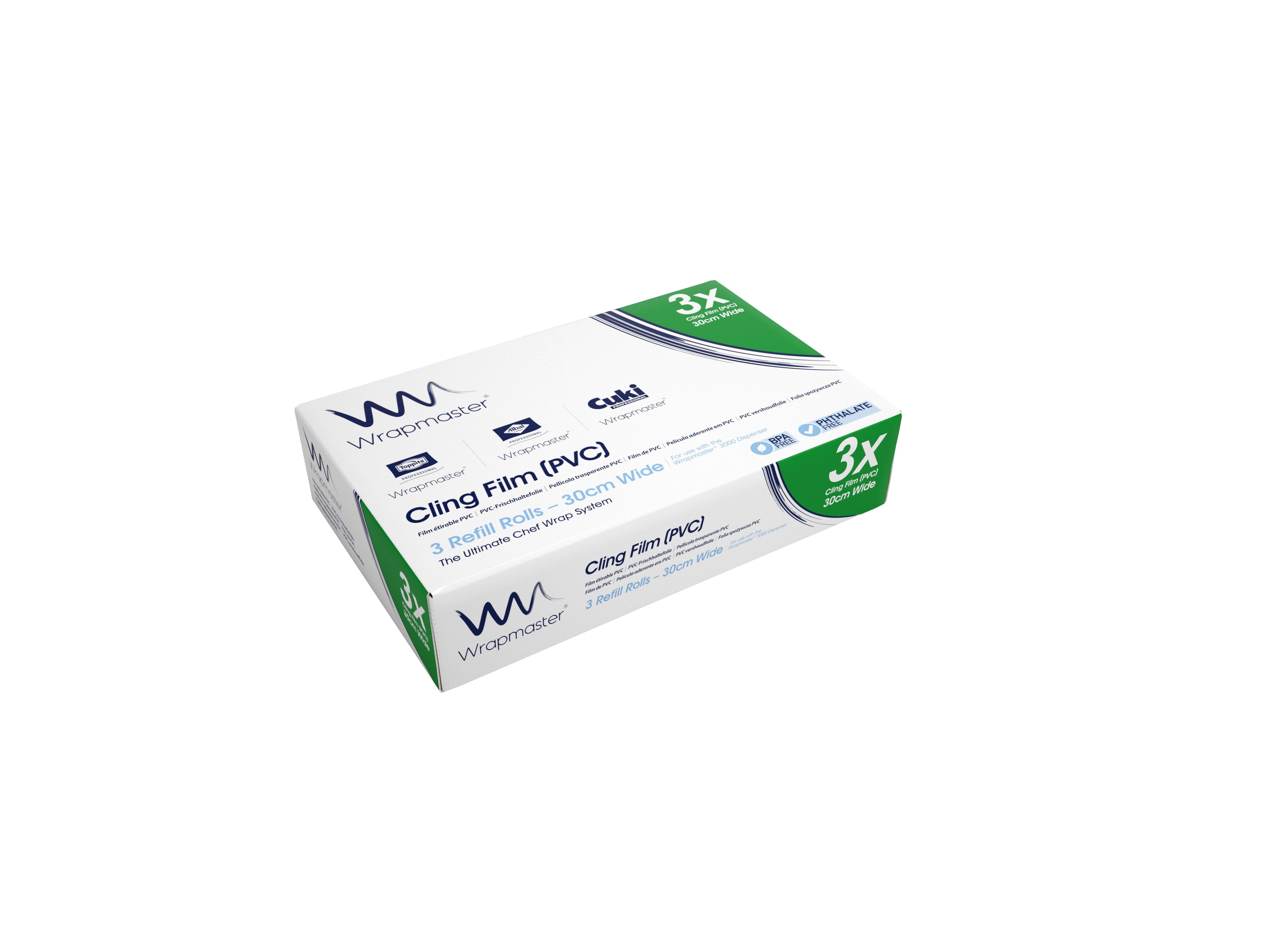 Wrapmaster® Cling Film Refills - 30cm x 300m
