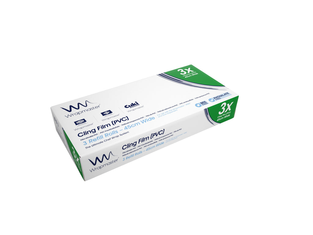 Wrapmaster® Cling Film Refills - 45cm x 300m