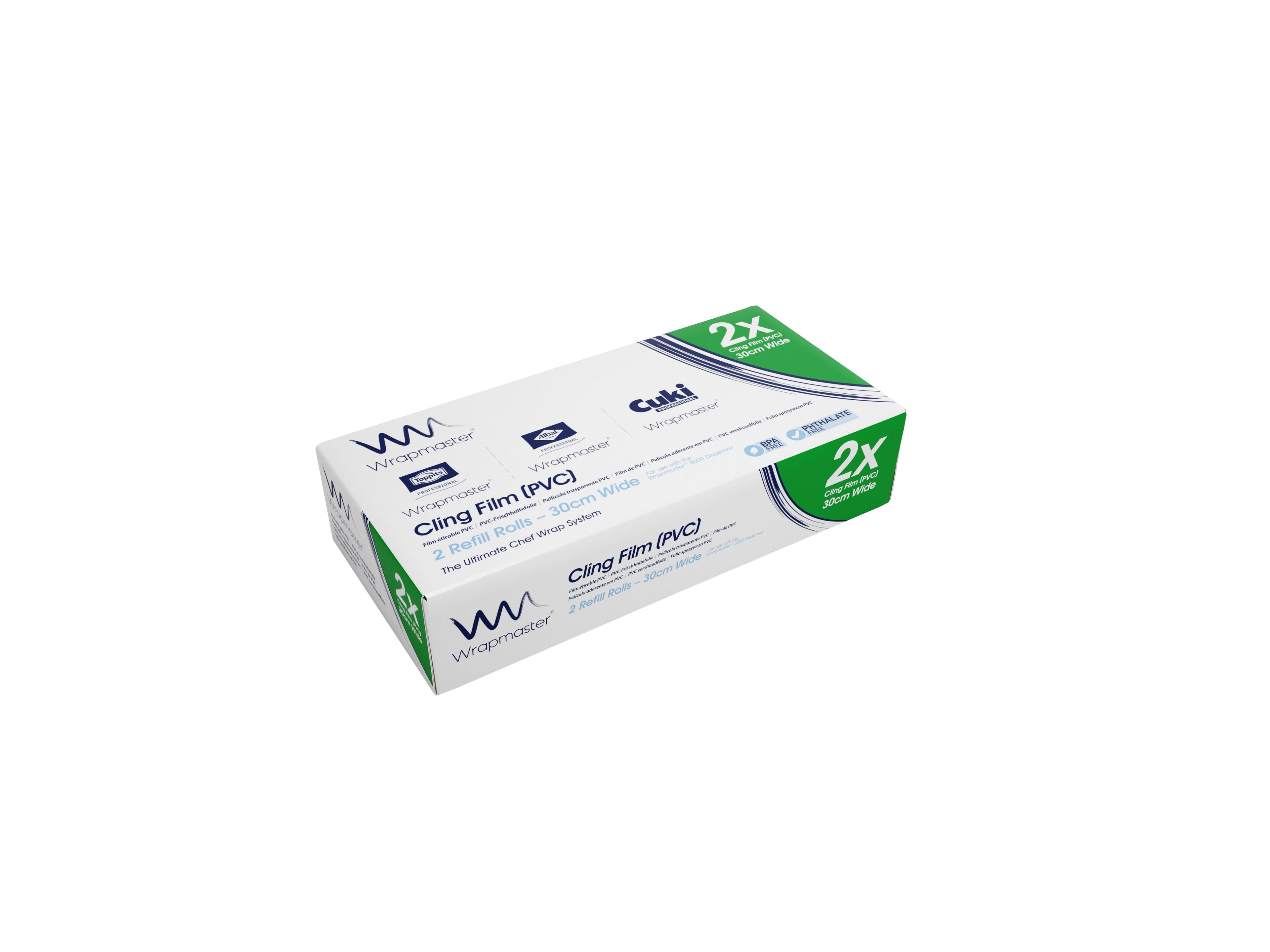 Wrapmaster® Cling Film Refills - 30cm x 500m