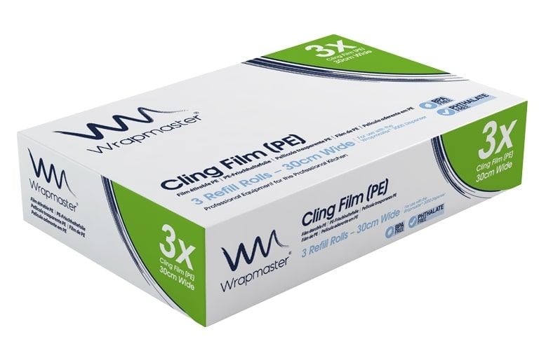 Wrapmaster® Recycled PE Cling Film Refills - 30cm x 300m