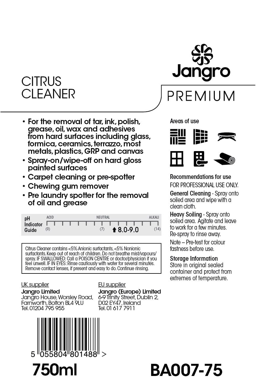 Jangro Premium Citrus Cleaner - 750ml