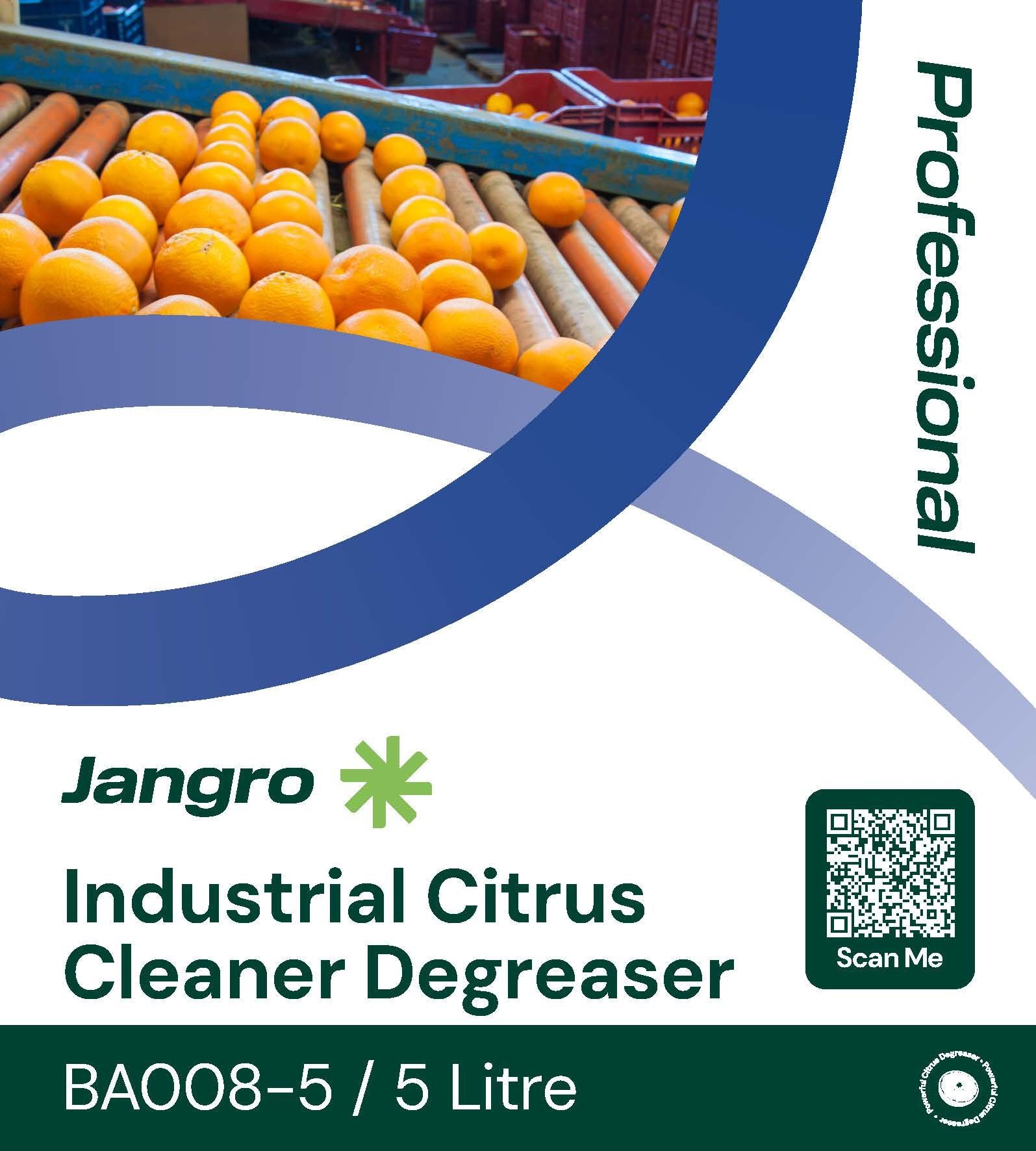 Jangro Industrial Citrus Cleaner Degreaser 5 Litre