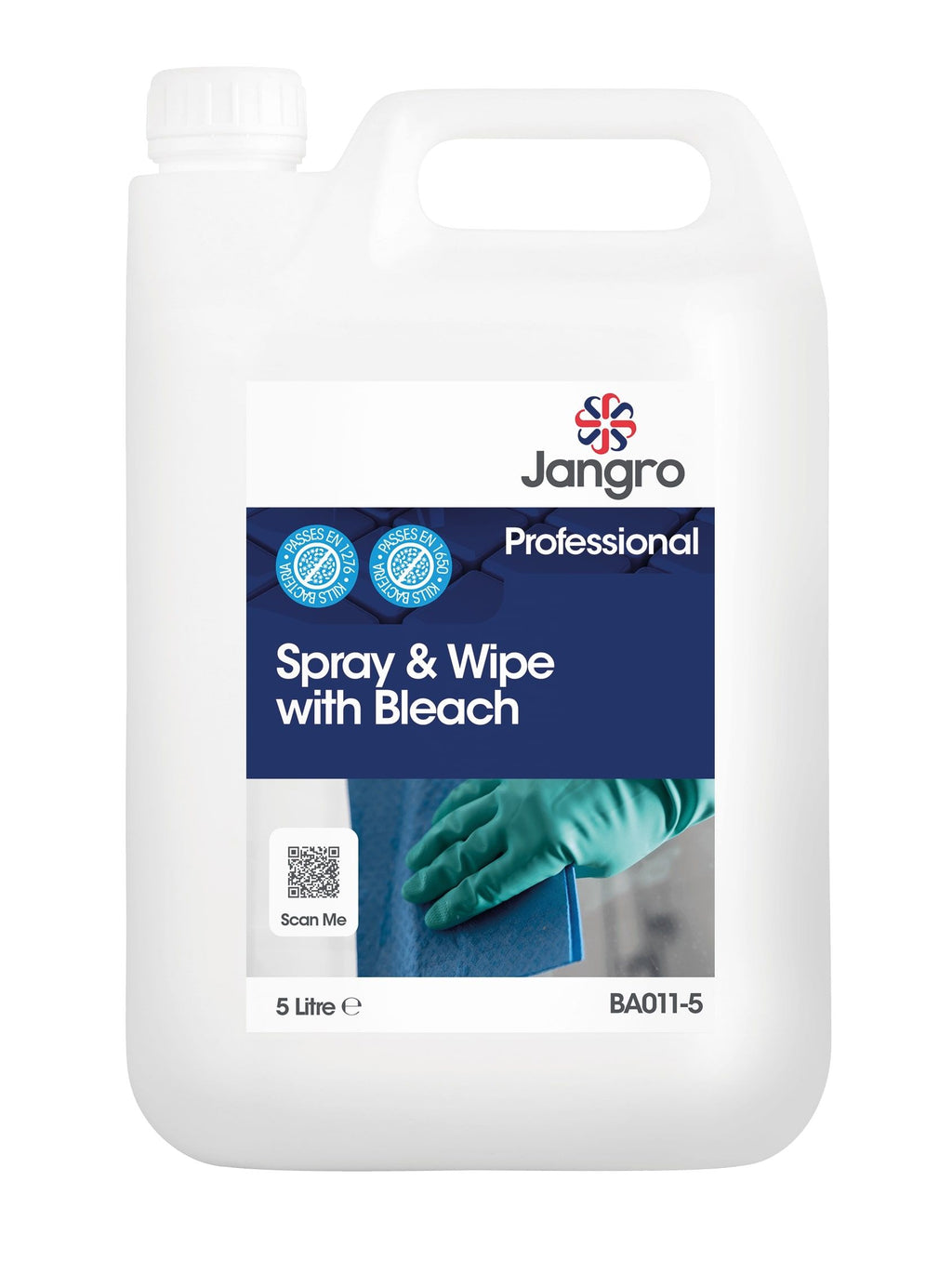 Jangro Spray & Wipe with Bleach - 5L