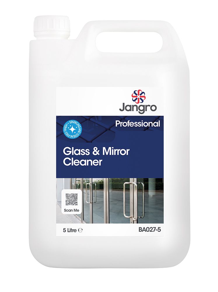 Jangro Professional Glass & Mirror Cleaner - 5L