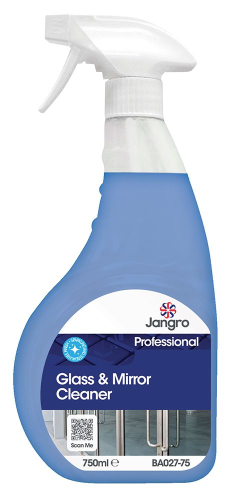 Jangro Professional Glass & Mirror Cleaner - 750ml