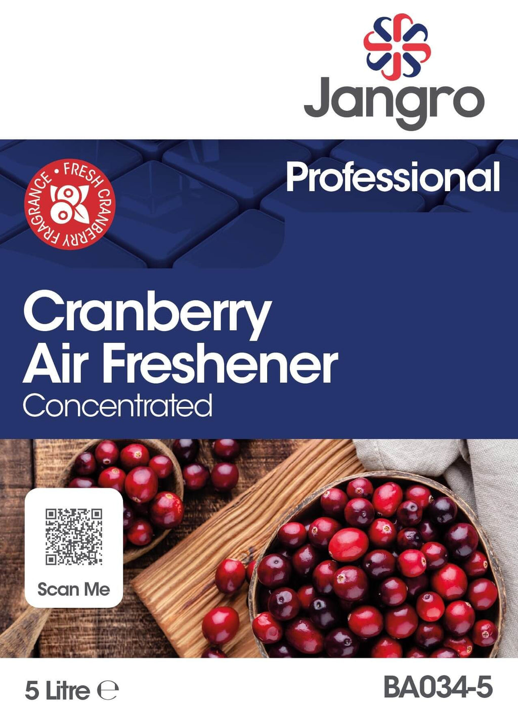 Jangro Cranberry Air Freshener - 5L