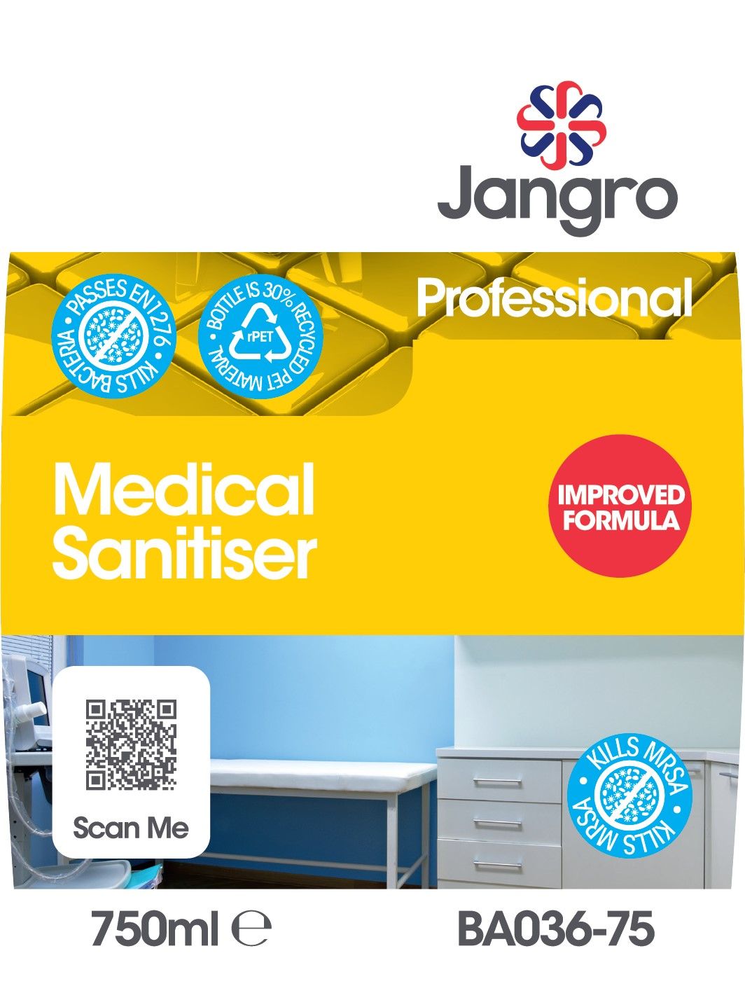 Jangro Professional Medical Sanitiser - 750ml