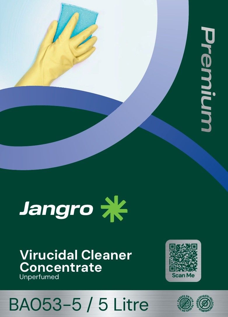 Jangro Premium Unperfumed Virucidal Cleaner - 5L