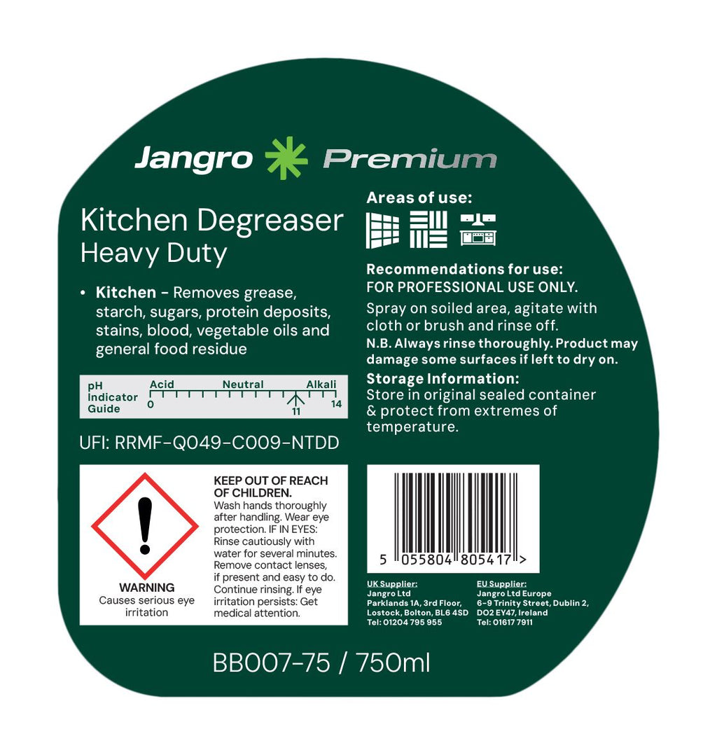 Jangro Kitchen Degreaser Heavy Duty 750ml