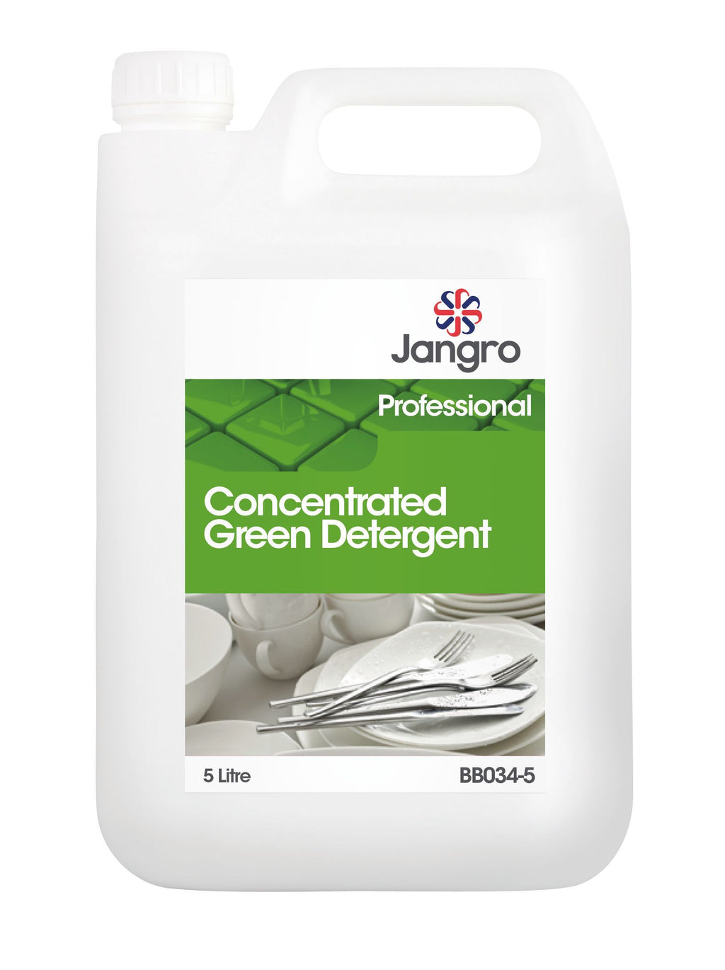 Jangro Professional Concentrated Detergent - Green - 5L