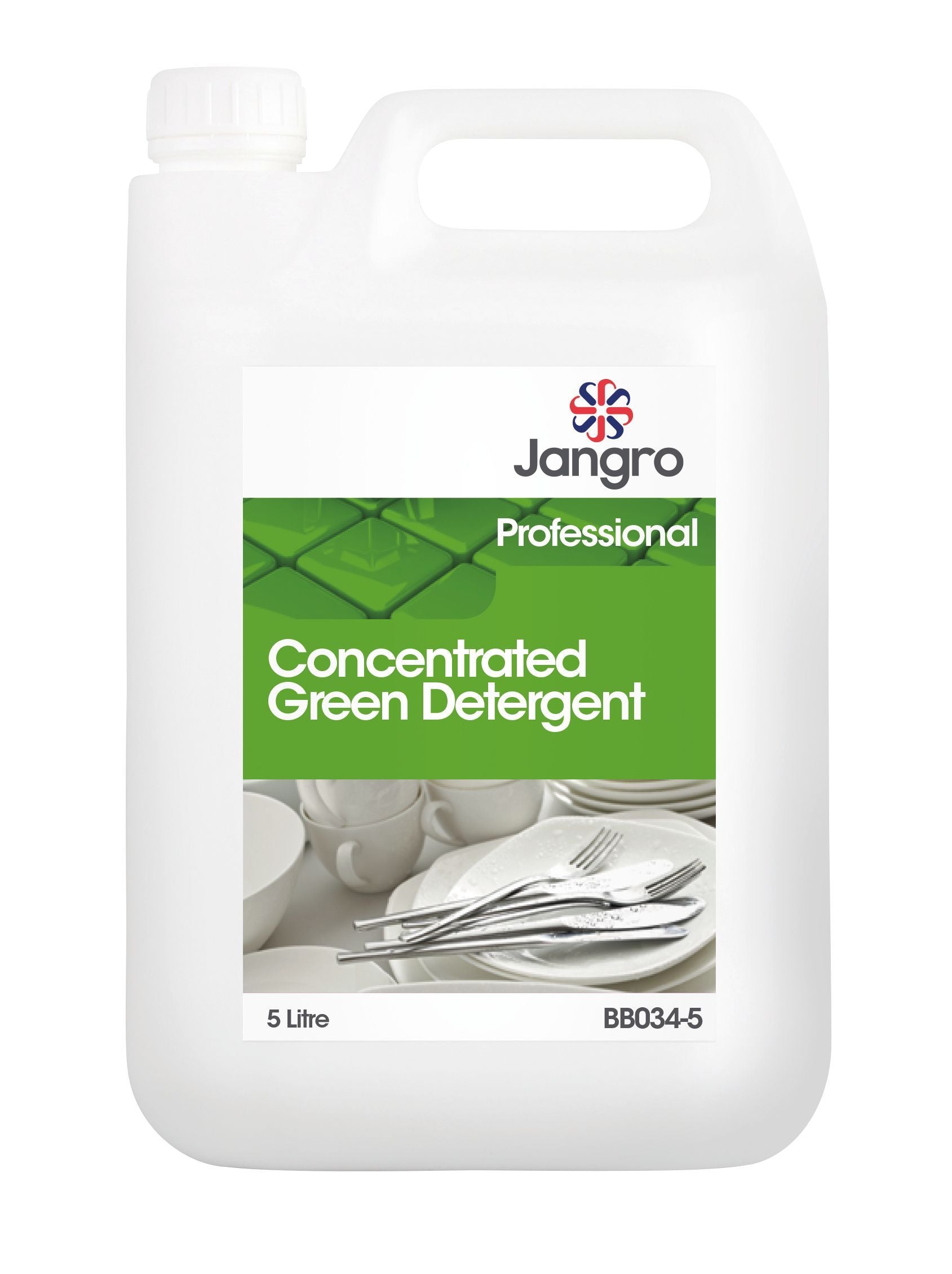 Jangro Professional Concentrated Detergent - Green - 5L
