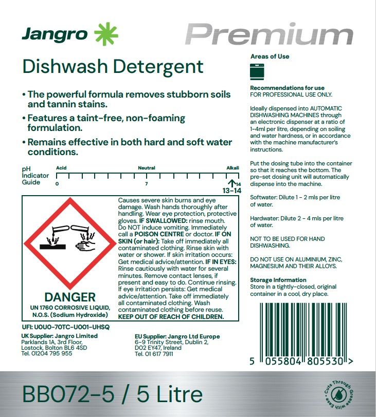 Jangro Premium Dishwash Detergent 5 litre