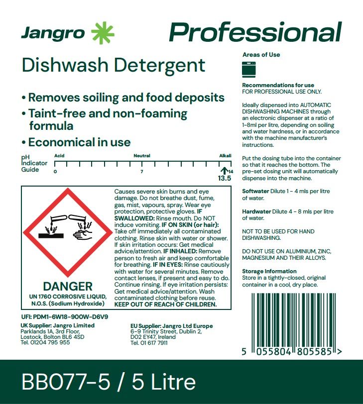 Jangro Dishwash Detergent 5 litre