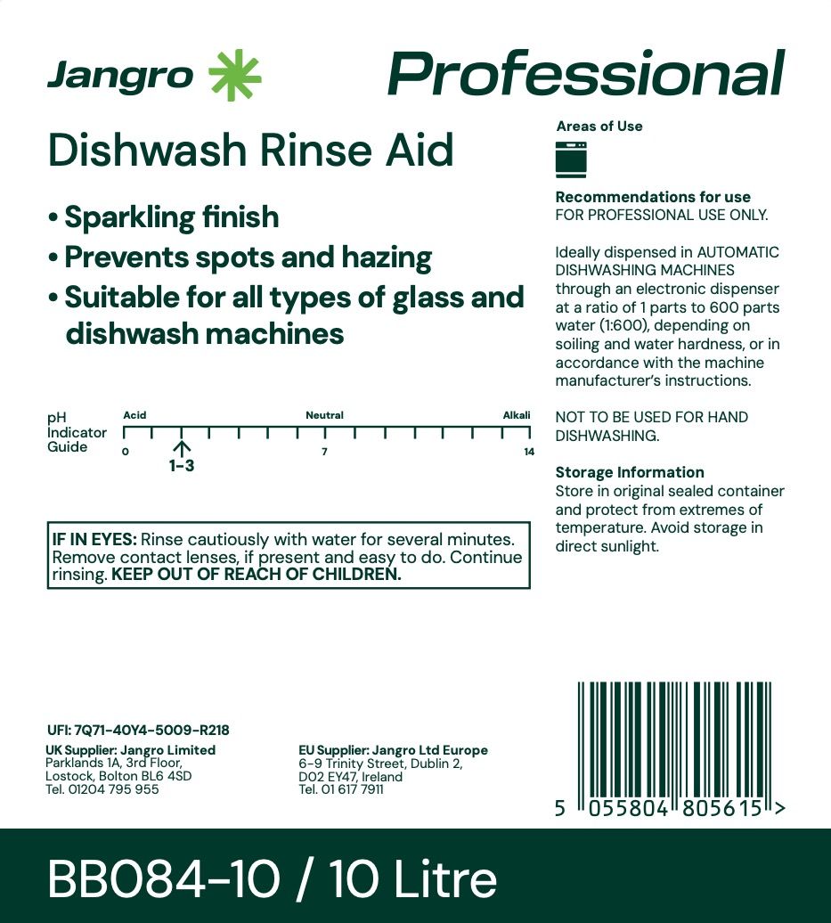 Jangro Dishwash Rinse Aid 10 litre