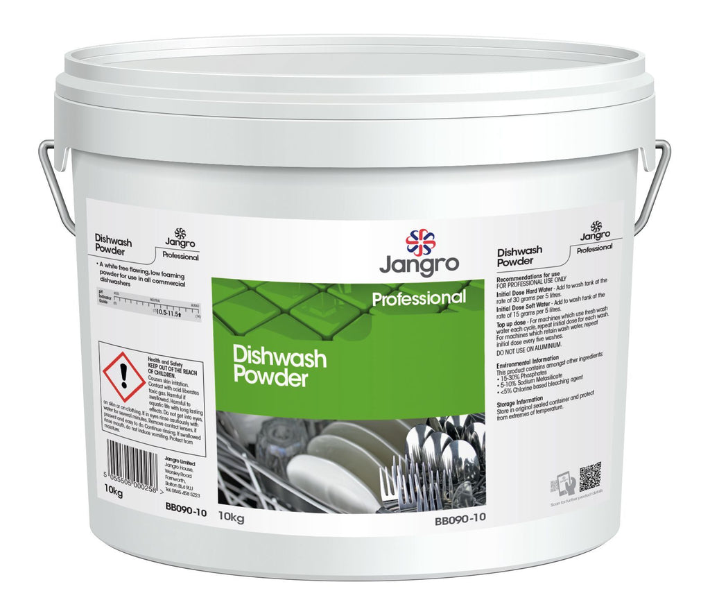 Jangro Professional Dishwasher Powder - 10kg