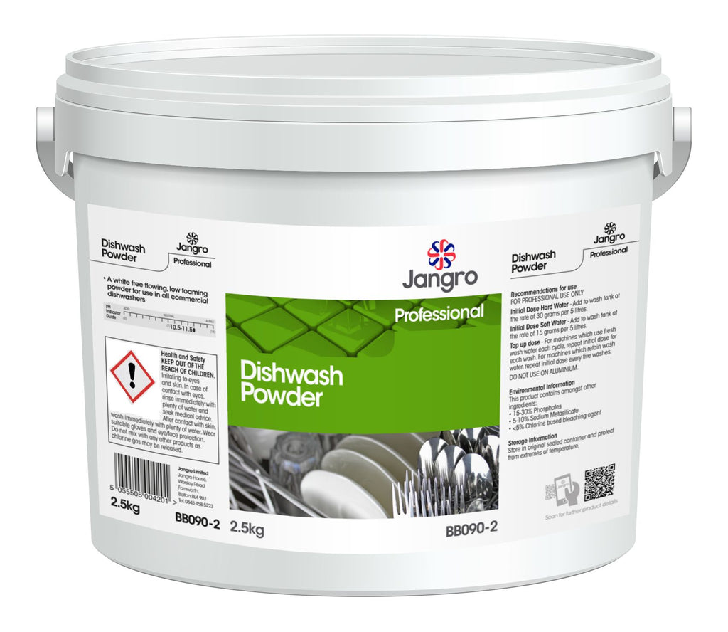 Jangro Professional Dishwasher Powder - 2.5kg