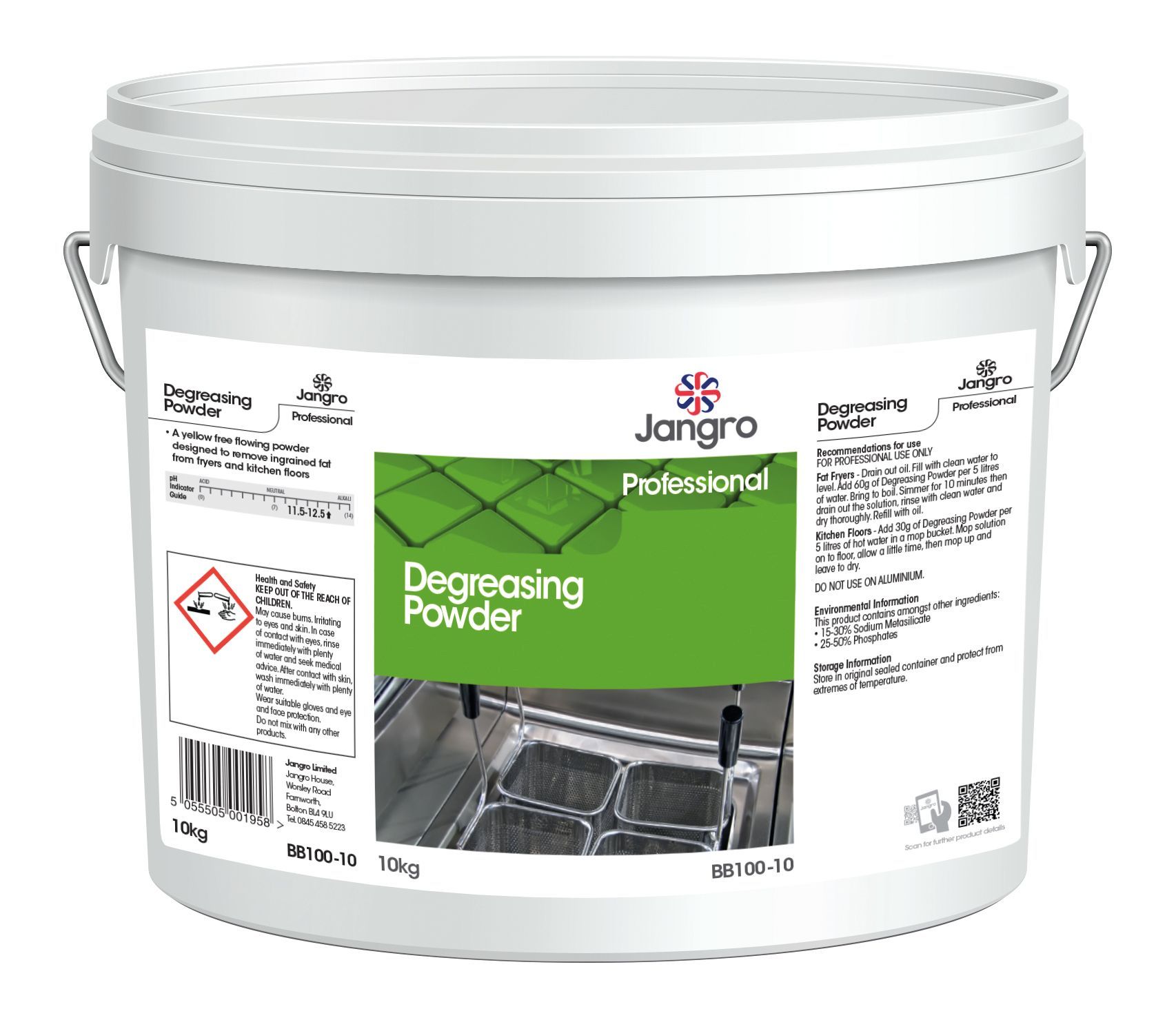 Jangro Professional Degreasing Powder - 10kg
